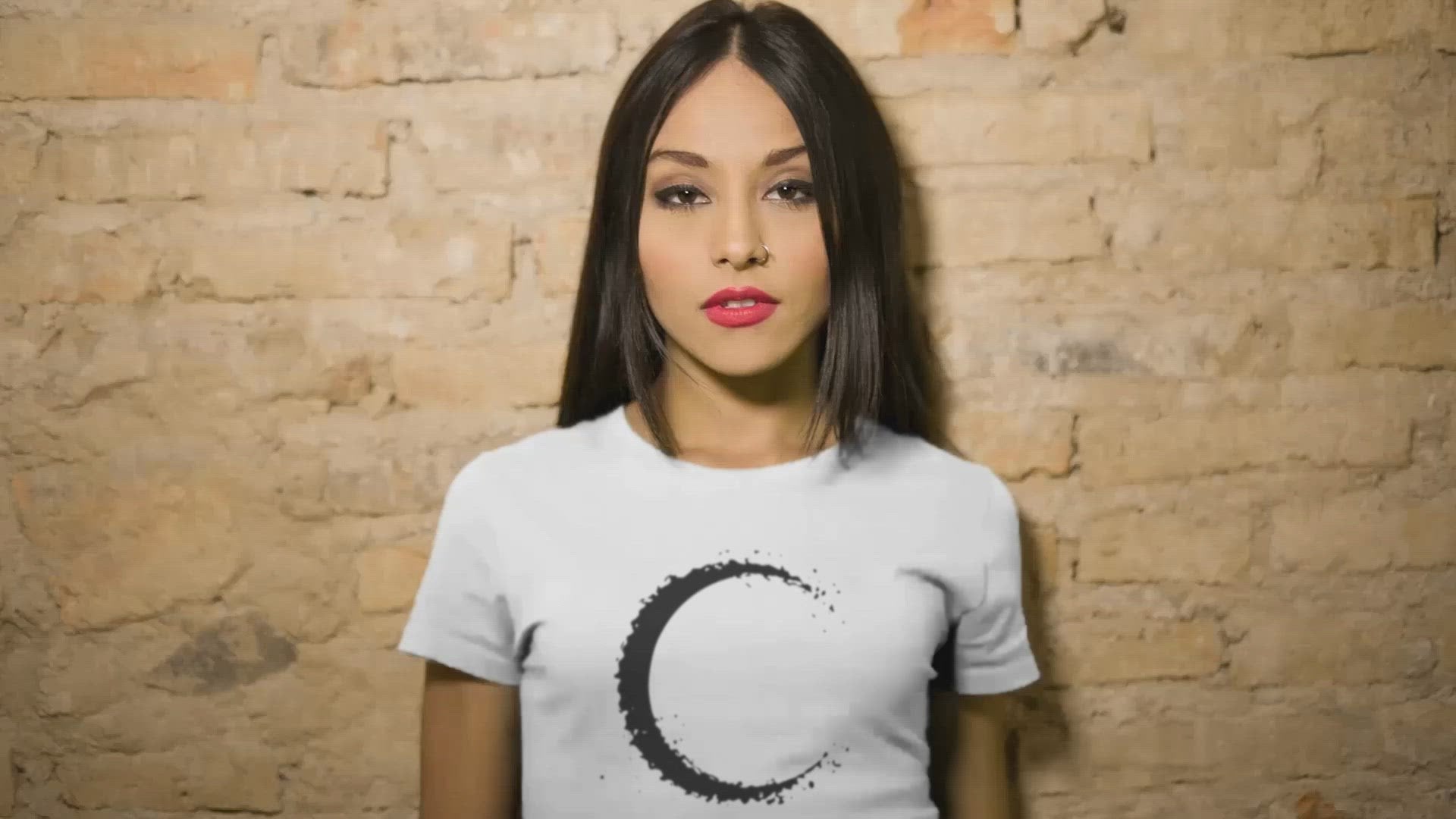 COFFEE RELIGION Women's Slim Fitted Tee Logo T-Shirt Logo T-Shirt
