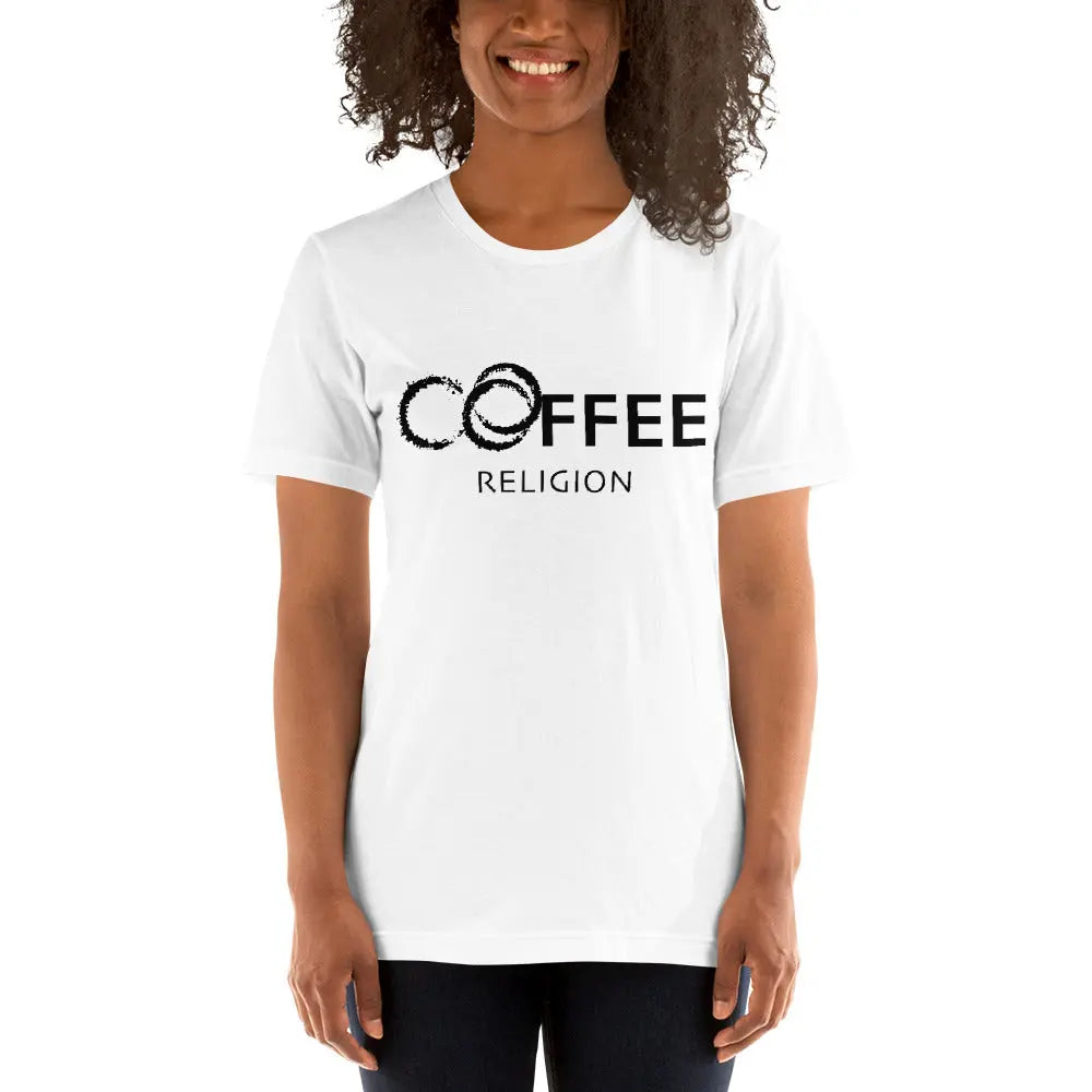 COFFEE RELIGION Coffee Stains Short-Sleeve Unisex T-Shirt