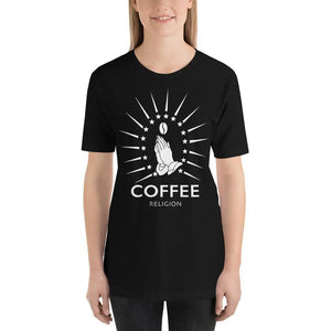 Open image in slideshow, COFFEE RELIGION Logo Tee Long Unisex T-Shirt - COFFEE RELIGION
