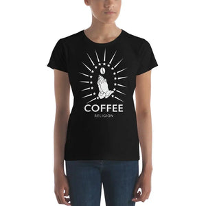 Open image in slideshow, COFFEE RELIGION Fashion fit t-shirt - COFFEE RELIGION
