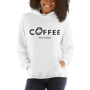 Open image in slideshow, COFFEE RELIGION Embroided Unisex Hoodie COFFEE RELIGION
