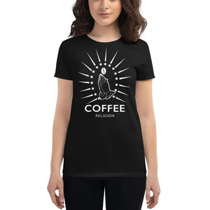 Open image in slideshow, COFFEE RELIGION Fashion Fit t-shirt COFFEE RELIGION
