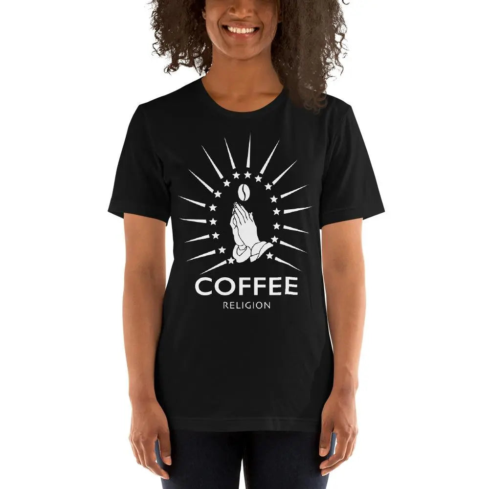COFFEE RELIGION Logo Tee Long Unisex T-Shirt - COFFEE RELIGION