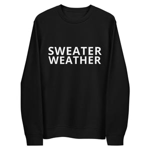 Open image in slideshow, Sweater Weather men&#39;s woman&#39;s sweatshirt black COFFEE RELIGION
