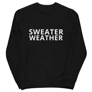 Sweater Weather men's woman's sweatshirt black COFFEE RELIGION