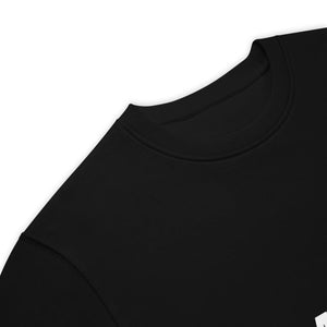 COMFY AF Men's Woman's eco sweatshirt by Coffee Religion in Black