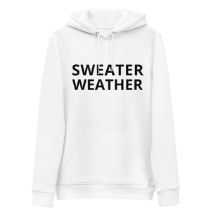 Open image in slideshow, Sweater Weather men&#39;s woman&#39;s sweatshirt  hoodie white COFFEE RELIGION
