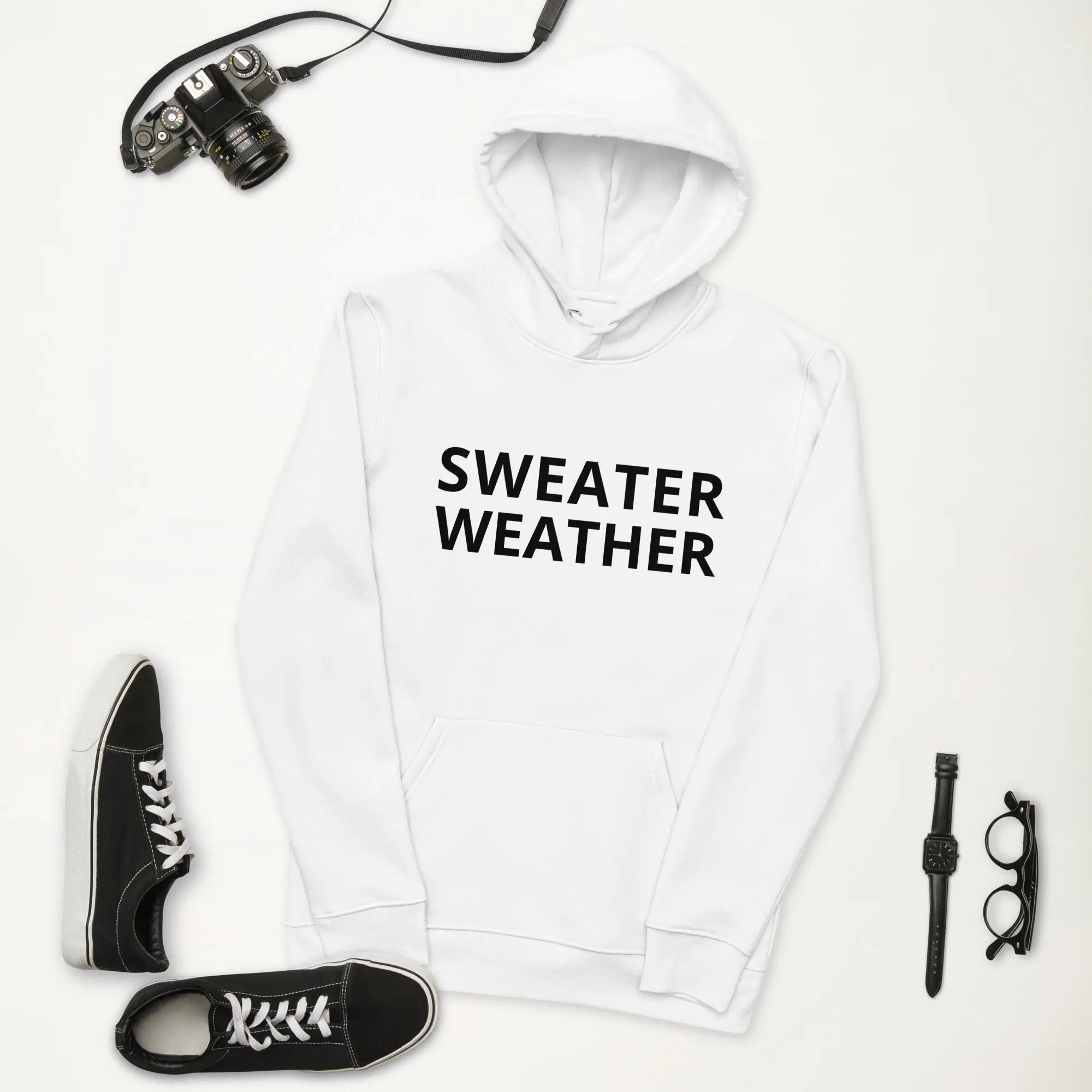 Sweater Weather men's woman's sweatshirt  hoodie white COFFEE RELIGION