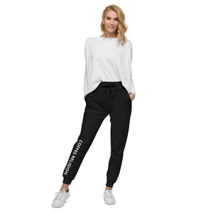 COFFEE RELIGION Men's Woman's Black Sweatpants