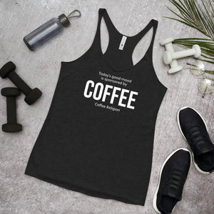 Mood by Coffee Graphic T-Shirt Women's Racerback Tank